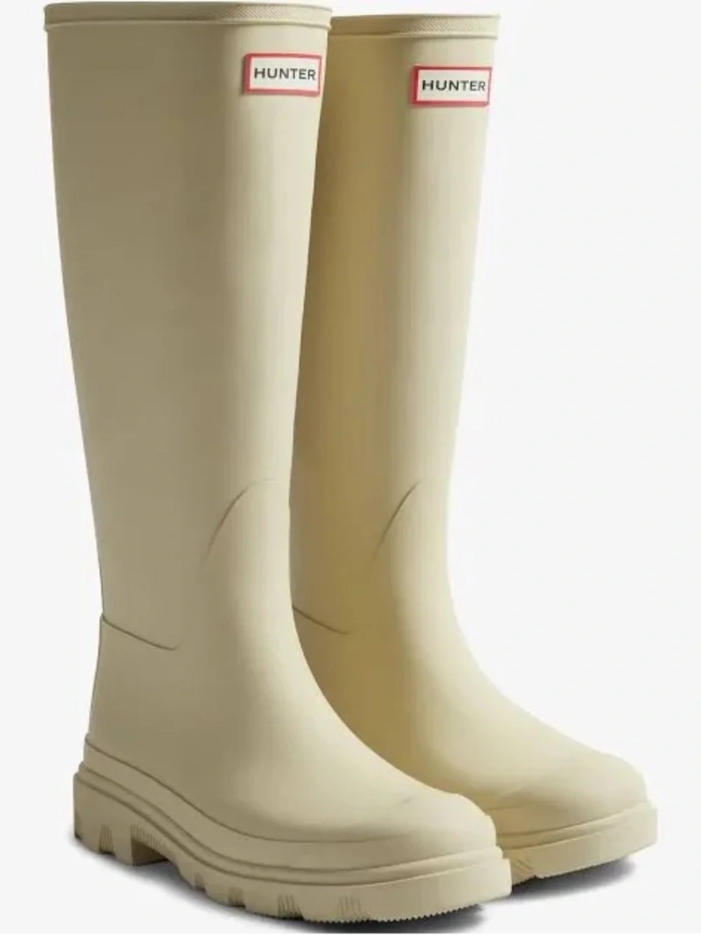 Hunter Tall Rain Boots in Cream